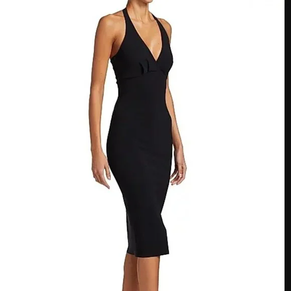 Chiara Boni | Dresses | New Chiara Boni La Petite Robe Black Valorie Halter  Sheath Dress Size 4 | Poshmark
